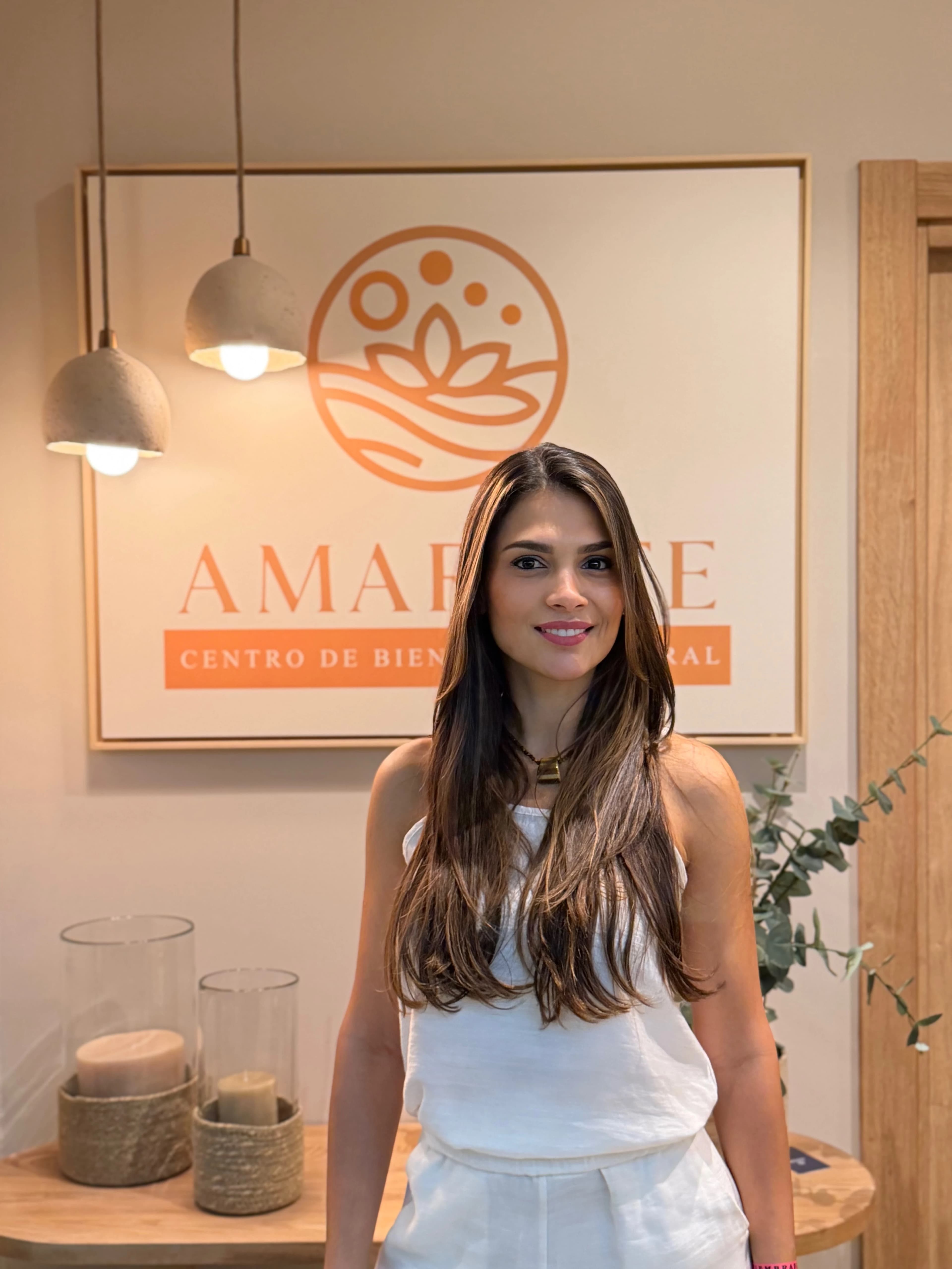 Mariana Cordeiro en el centro Amarhte